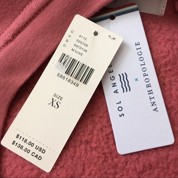 NWT Sol Angeles X Anthro M Keep Growing Sweatshirt - Picture 4 of 5